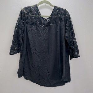 Old Navy 2X blue blouse